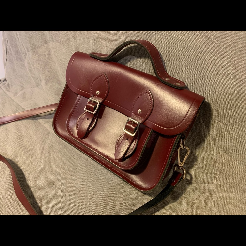 Cambridge Satchel 11” leather shoulder bag